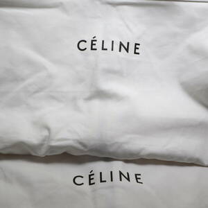 セリーヌ CELINE 白 衣装カバー スーツカバー ガーメントケース 2個セット サイズ：約 縦165cm x 幅60cm