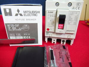 未使用 三菱電機 MITSUBISHI NF125-SVF 3P 40A ブレーカー 管理5rc1124G99