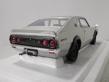 ◎Aa1/18　日産 スカイライン 2000 GT-R (KPGC110) ケンメリ　　シルバー_画像5