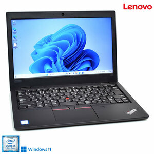 メモリ16G Windows11 Lenovo ThinkPad L390 第8世代 Core i5 8265U M.2SSD256G Webカメラ Wi-Fi Bluetooth USBType-C