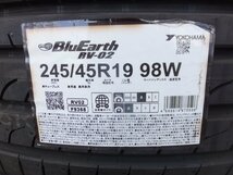 【未使用・現品限り】ヨコハマ ブルーアース RV-02 　245/45R19 2021年製 タイヤ4本セット_画像2