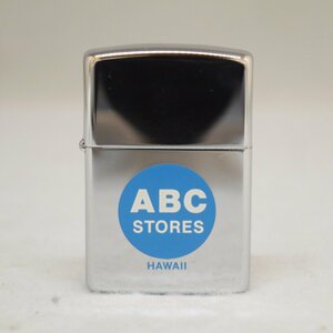 未使用品・裸保管品 ZIPPO ジッポ ライター ABC STORES HAWAII シルバー X刻印 1994年製 喫煙具 現状品