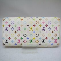 USED品・保管品 Louis Vuitton ルイヴィトン M93744 ポルトフォイユ・サラ 二つ折り長財布 TS3180 モノグラム・マルチカラー 現状品_画像3