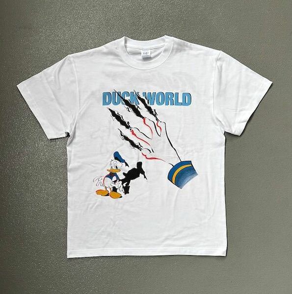 ドナルド ランナウェイブレイン Tシャツ XL パロディ ミッキー DUCK WORLD RUNAWAY BRAIN