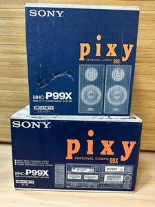 ソニー SONY PIXY MHC-P99X ソニー ピクシー ミニハイファイコンポーネントシステム / MINI HI-FI Component System/ 動作未確認/中古品/