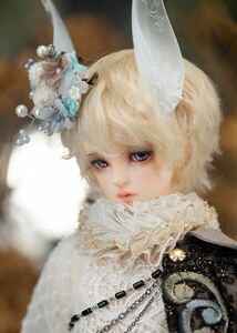 ★球体関節人形★ 美少年 男性 BJD 1/4 カスタムドール 人形 本体のみ 素体 ノーメイクアップ D351