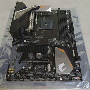 マザーボード│GIGABYTE ギガバイト│B450 AORUS Elite V2│ATX│AMD│デスクトップパソコン用│PCパーツ│ジャンク品│1円スタート