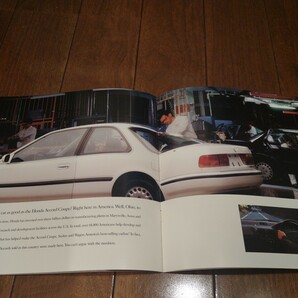 1993 US ホンダ アコード クーペ カタログ CB Accord Coupe usdm jdm ローライダー ハチマルヒーロー 高速有鉛 北米 アメリカ ハワイ の画像4