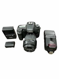 Canon キャノン EOS 7D デジタル 一眼 レフカメラ AF バッテリー付き SPEEDLITE 430EXⅡ TAMRON レンズ 28-300mm 動作確認済み【YTK-SJ24】