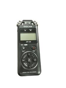 【現状品】TASCAM DR-05 ボイスレコーダー LINEAR PCM RECORDER ICレコーダー タスカム (YTK-MS0031)