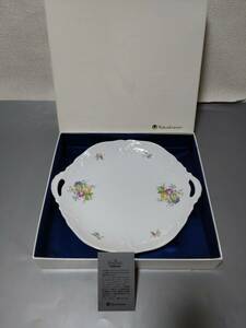 d0496◆函入り未使用◆ローゼンタール ROSENTHAL クラシックローズ CLASSIC ROSE耳付きプレート◆30×27ｃｍ