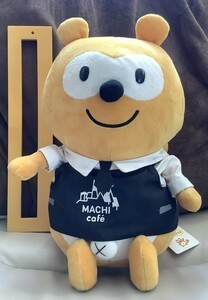 ローソンでお馴染み　ポンタ　BIG ぬいぐるみ　MACHI cafe マチカフェ