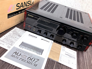 ■展示品 限定生産■Sansui AU-α607 MOS PREMIUM シリーズ15周年記念モデル プリメインアンプ 山水■