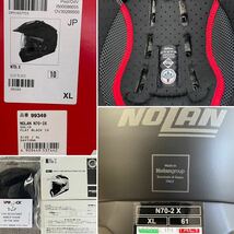 NOLAN / ノーラン ヘルメットN70-2X フラットブラック/10 XLサイズ 国内正規品(デイトナ) 【ほぼ未使用】_画像8