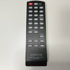 [送料無料] KENWOOD リモコン RC-F0323 CDコンポ M-313 用 USBミニコンポ RD-M313