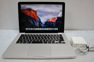 E4919 Y Apple MacBook Pro 13-inch A1278 Mid 2012 ★ Core i7 2.9GHz/メモリ8GB/SSD256GB/OS X El Capitan 認証済　動作品・充電器付き