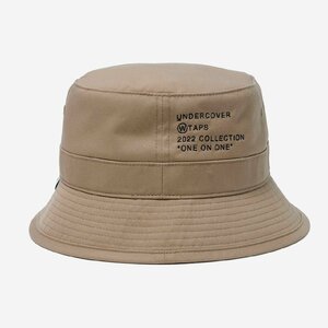 スニダン購入/XL 04【未使用タグ付】Wtaps x UNDERCOVER Bucket Hat Beige 2022 アンダーカバー コラボ バケハ 帽子 ベージュ ブラウン