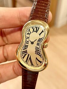 美品 Softwatch ソフトウォッチ 記憶の固執 柔らかい時計 溶ける時計 Salvador Dali サルバドール ダリ 腕時計 Soft watch クォーツ