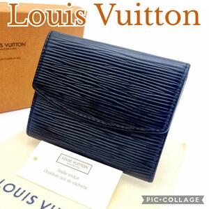 Louis Vuitton　ルイヴィトン エピ ポルトモネ サンプール コイン入れ 小銭入れ M63412 ブラック コンパクト　ユニセック　