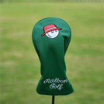 大人気のMalbon Golfマルボンゴルフクラブカバー ヘッドカバー 4点セット_画像2