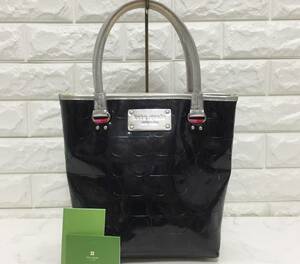 no15715 kate spade new york ケイトスペード レザー エナメル ハンド トート バッグ