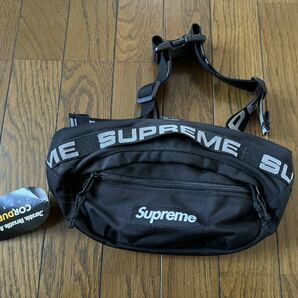 supreme waist bag 18ss black cordura ウエストバッグ ブラック 黒の画像1