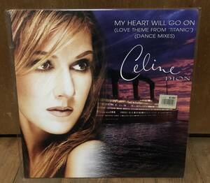 アナログ盤 セリーヌ・ディオン My Heart Will Go On(Love Theme From 'Titanic')(Dance Mixes)CELINE DION タイタニック レコード