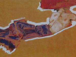 Art hand Auction Egon Schiele, Liegender Halbakt mit rotem Hut, 海外版超希少レゾネ, 新品額装付, 送料込み, wanko, 絵画, 油彩, 人物画