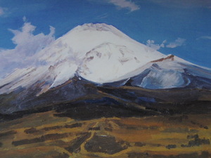 Art hand Auction Hajime Minamioji, fuji, De una rara colección de arte enmarcado., Nuevo con marco de alta calidad., envío gratis, pintor japonés, Yoni, Cuadro, Pintura al óleo, Naturaleza, Pintura de paisaje