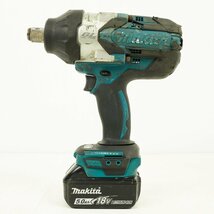 makita マキタ 18V 充電式インパクトレンチ TW1001D 5.0Ahバッテリー付き [K4569]_画像1