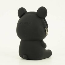 3D POCHI Friends BEAR ブラック /くま がま口 シリコン製 小銭入れ 小物入れ [F5370]_画像3