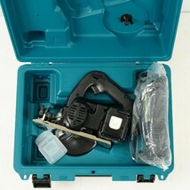 極美品 makita マキタ 14.4V 125mm 充電式マルノコ HS470DRGB バッテリー×1 充電器付 [K4609]_画像1