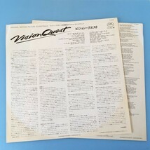 [bck]/ 見本盤 LP /『ビジョン・クエスト（Vision Quest）/ オリジナル・サウンドトラック』/ マドンナ、ジャーニー、ドン・ヘンリー、他_画像3