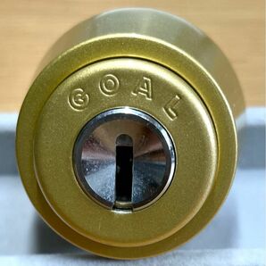 GOALディンプルキー　ゴールドTE LE対応玄関錠交換シリンダー