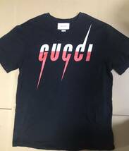 GUCCI グッチ 19SS Blade Print Tee ブレードプリント半袖Tシャツ 半袖カットソー 565806-XJAZY-1141 XJAZY ブラック M_画像1