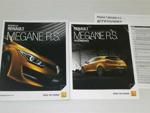 [ catalog only ] Renault Megane R.S. Renault * sport 2014.6 accessory catalog attaching 