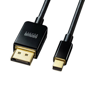 ニ-DisplayPort変換ケーブル（Ver1.4) ブラック 1.5m 8K/60Hz対応 サンワサプライ KC-DPM14015 新品 送料無料