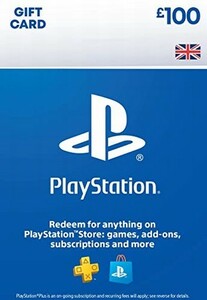 PSN ￡100ポンド UK版 プレイステーションネットワークカード イギリス コード 即決