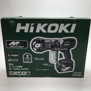 ΘΘ HiKOKI ハイコーキ コードレス圧着機 18v 未使用品(S) 付属品完備 VC18DBL グリーン 未使用に近い