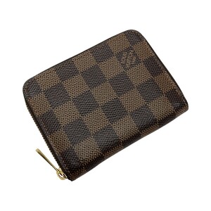 ☆☆ LOUIS VUITTON ルイヴィトン ダミエ ジッピー・コインパース N63070 コインケース 財布 小銭入れ やや傷や汚れあり