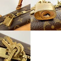 〇〇 LOUIS VUITTON ルイヴィトン モノグラム ボーリング ヴァニティ レディース ハンドバッグ M47270 ブラウン やや傷や汚れあり_画像4