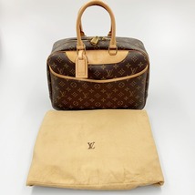 〇〇 LOUIS VUITTON ルイヴィトン モノグラム ボーリング ヴァニティ レディース ハンドバッグ M47270 ブラウン やや傷や汚れあり_画像8