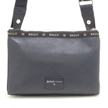 $$ BALLY バリー ショルダーバッグ サコッシュ ネイビー やや傷や汚れあり_画像3