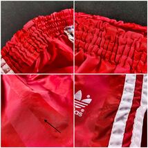 レア80’s adidas 西ドイツ製 ポリアミド サッカー ショートパンツ D7 アディダス ヴィンテージ ナイロン 短パン ベッケンバウアー 中古品_画像8