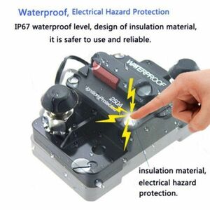 AF005:ブランド30A 40A 50A 60A 70A 80A 100A 120A 150A 200A 回路ブレーカヒューズリセット12-48v dc車のボートの自動防水