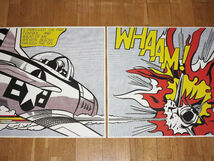 ロイ・リキテンスタイン ROY LICHTENSTEIN " WHAAM!" 2枚組 オリジナルポスター オフセット リトグラフ Stedelijk Museum_画像4