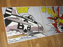 ロイ・リキテンスタイン ROY LICHTENSTEIN " WHAAM!" 2枚組 オリジナルポスター オフセット リトグラフ Stedelijk Museum_画像2