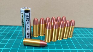 .38 Super 弾風 ダミーカート 12個セット【送料無料】競技仕様ガン等の撮影に(検) .38 スーパー M1911 コルト 9x23mmSR オートマチック 