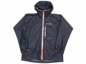 新品同様☆モンベル☆ゴアテックス☆トレントフライヤージャケット 黒 mont bell GORE-TEX メンズ 紳士 アウトドア 山 マウンテン 廃版