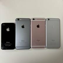 ジャンク品 iPhone 4S/6/6S/ 4台 中古 現状品 動作未確認 Apple X 11 12 13 14 15 SE Plus SIMフリー アクティベーションロック解除済み_画像1